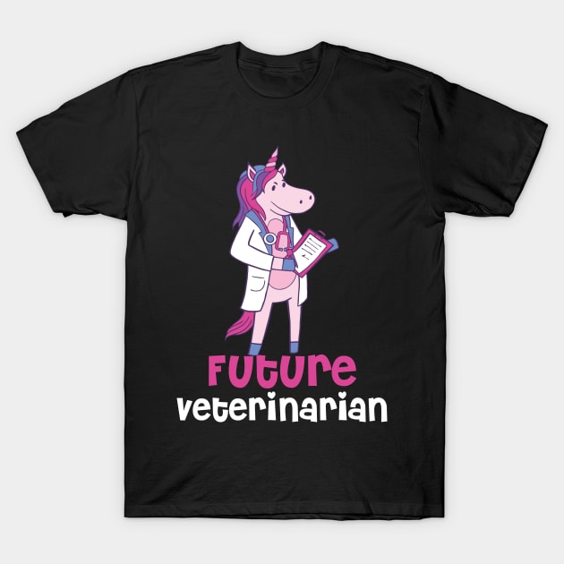 Future Veterinarian Funny Veterinarian Gift T-Shirt by CatRobot